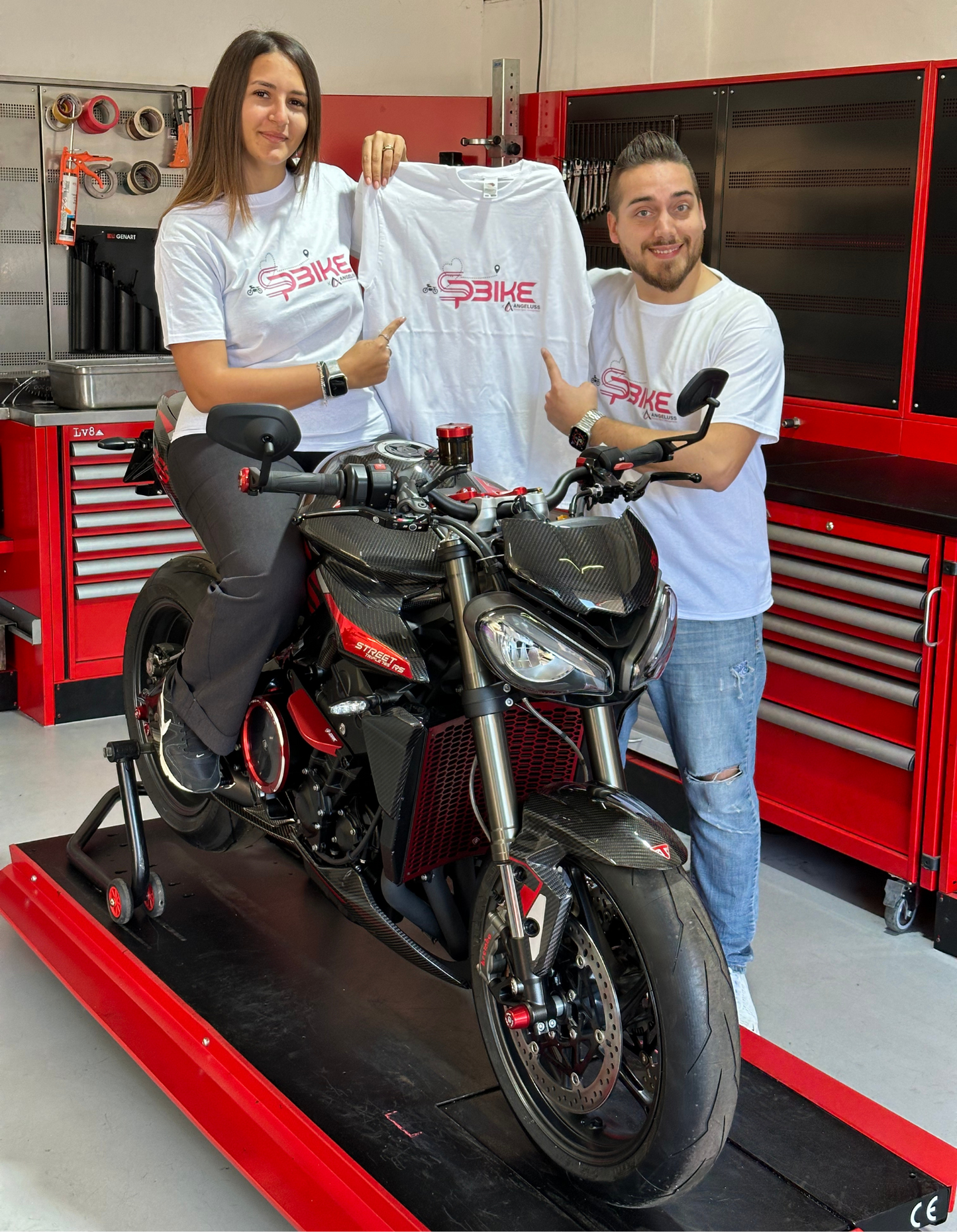 T-shirt SP Bike x Angeluss Triumph