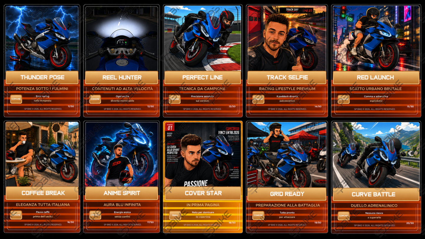 SP Card Digitali | Aprilia RS660 Blue Marlin