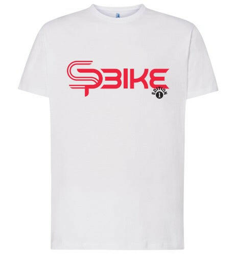 T-shirt SP Bike bianca 1st Edition.
