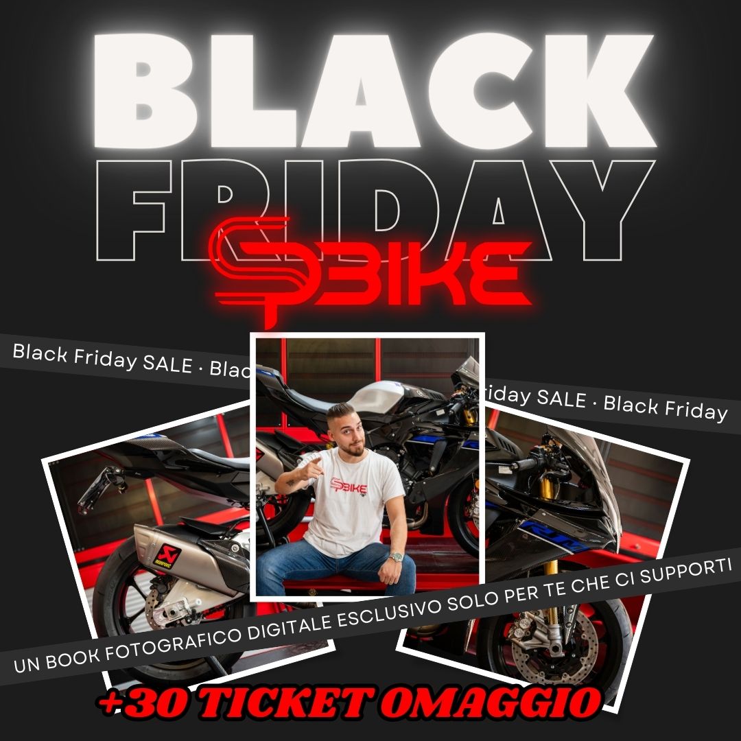 Book fotografico digitale ESCLUSIVO Yamaha R1M + 30 ticket omaggio